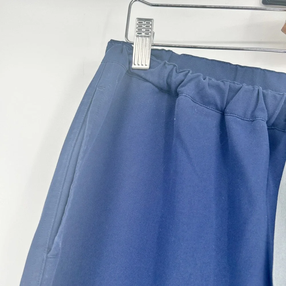 FIGS Mens Navy Blue Technical Collection Straight Leg Medical Scrub Pants Size M